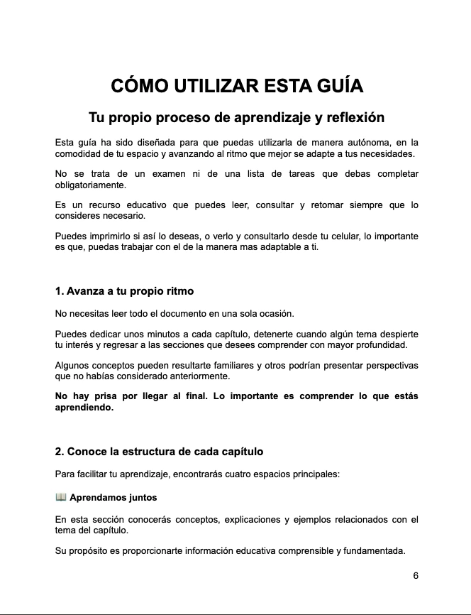 Página 6: cómo utilizar esta guía